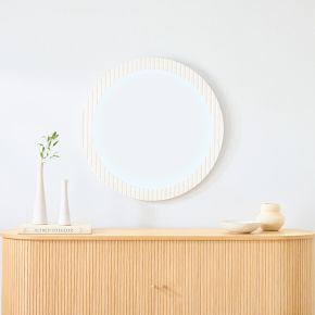 Quinn Lacquer Round Wall Mirror | West Elm