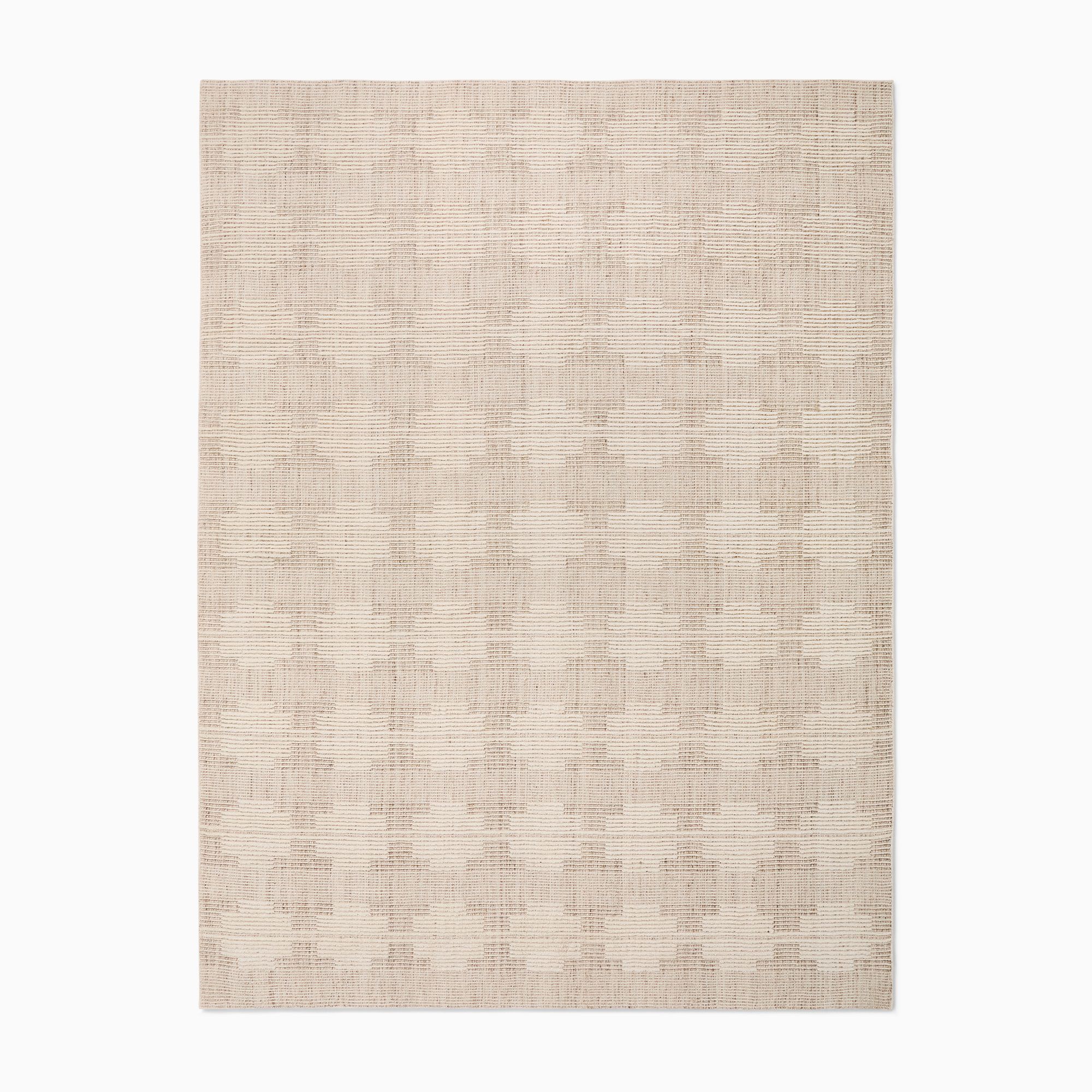 Amina Wool Rug - Hand Loomed Alabaster | Cozy & Durable
