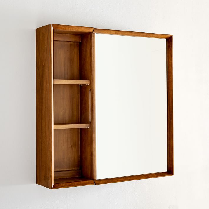 Mid Century Medicine Cabinet with Shelves West Elm