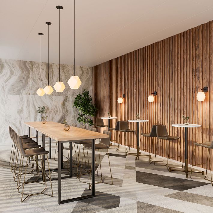 West elm bar table discount
