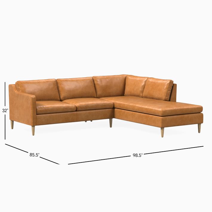 West elm hamilton sectional discount