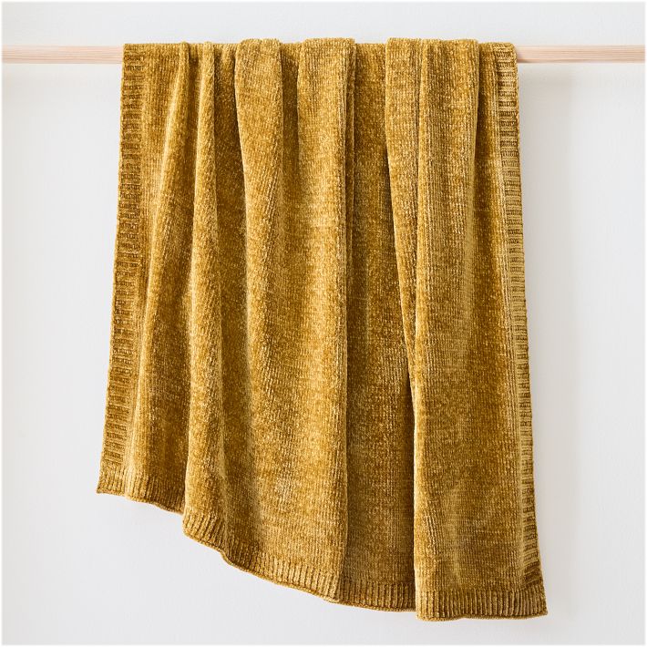 West Elm Luxe Chenille Throw