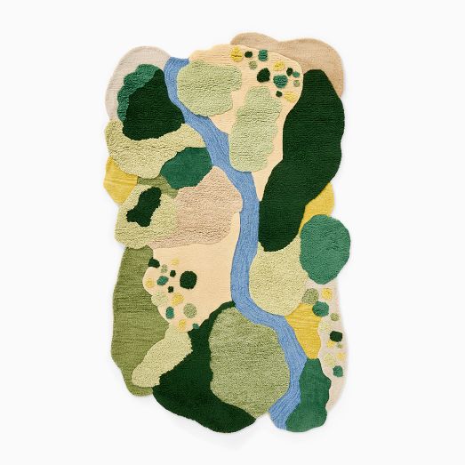 Kids National Geographic Topo Landscape Rug 5x8