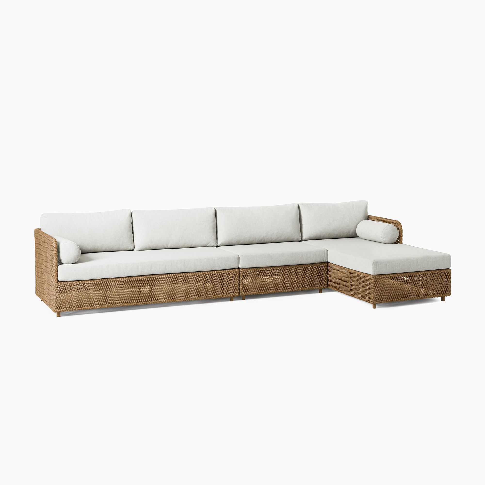 Coastal Outdoor -Piece Chaise Sectional