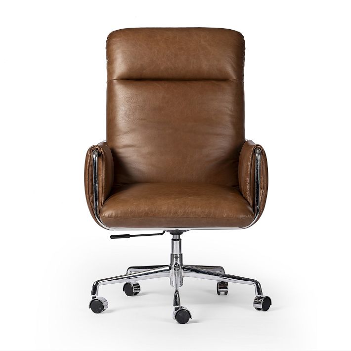 Ta-Da chair 未使用品　ブラウン ダイニングチェア「Aldo アルド TDC-9918」合成皮革 ブラウン色