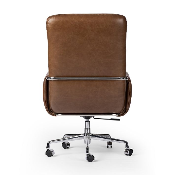 Ta-Da chair 未使用品　ブラウン ダイニングチェア「Aldo アルド TDC-9918」合成皮革 ブラウン色