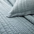 European Flax Linen Linework Quilt &amp; Shams - Clearance