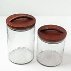 Creative Women Hammered Glass Canister