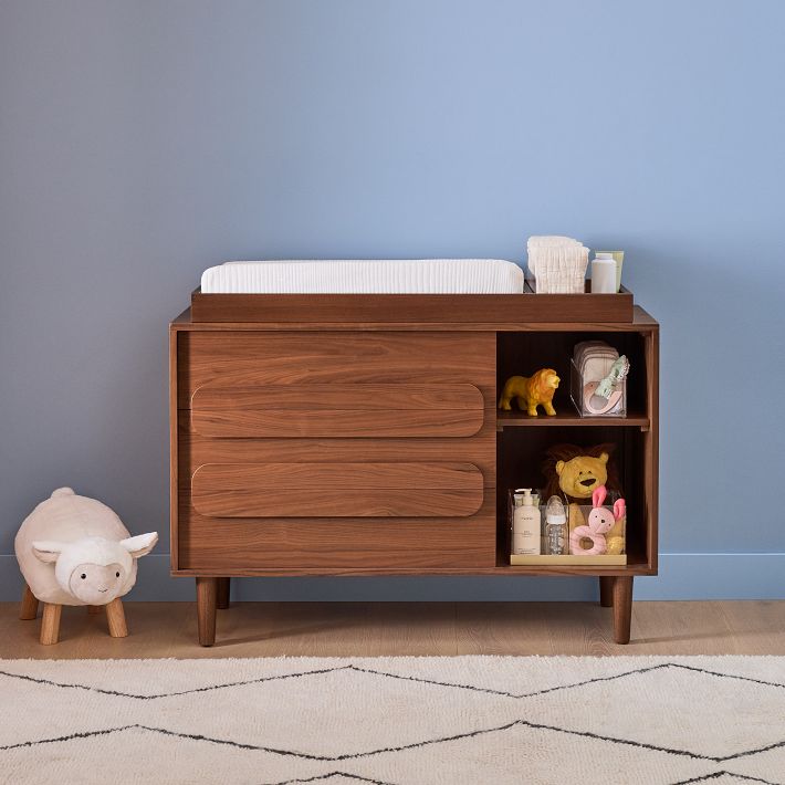 Mid century changing table discount