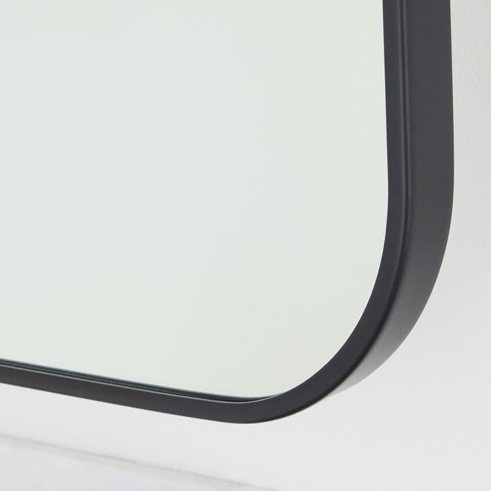 Metal Frame Pivot Mirror - Landscape | West Elm Metal Frame Pivot Mirror - Landscape | West Elm