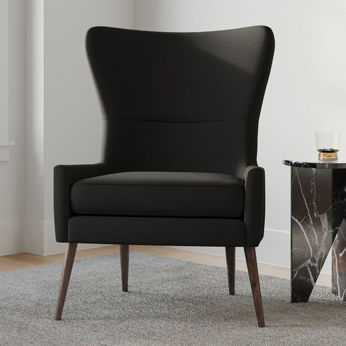 Erik leather wing chair discount