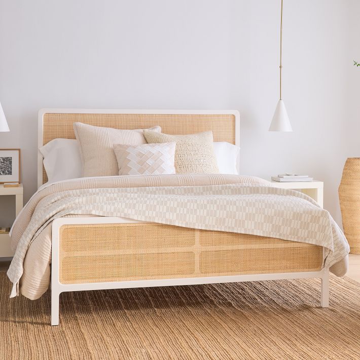 Woven cane bed hotsell