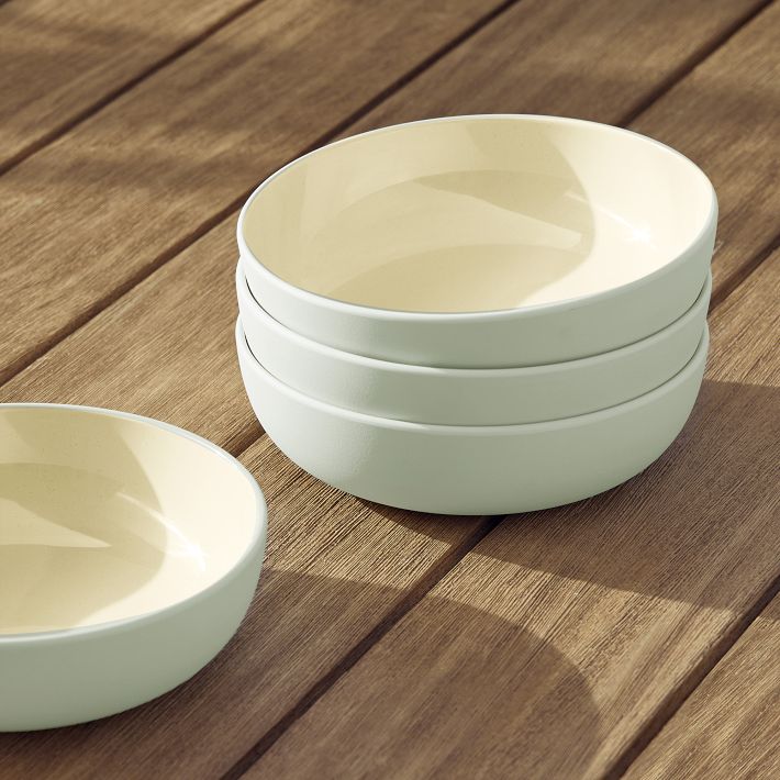 Kaloh Melamine Outdoor Pasta Bowl Sets (Celadon)