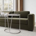 Rivera C-Shaped Side Table - Quartz