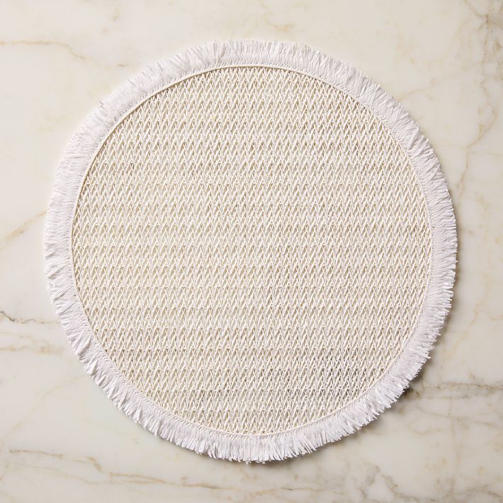 Paper Round Placemat Sets- Set of 4