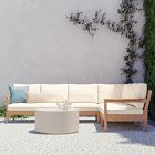 Playa Outdoor 4-Piece L-Shaped Sectional (124&quot;)