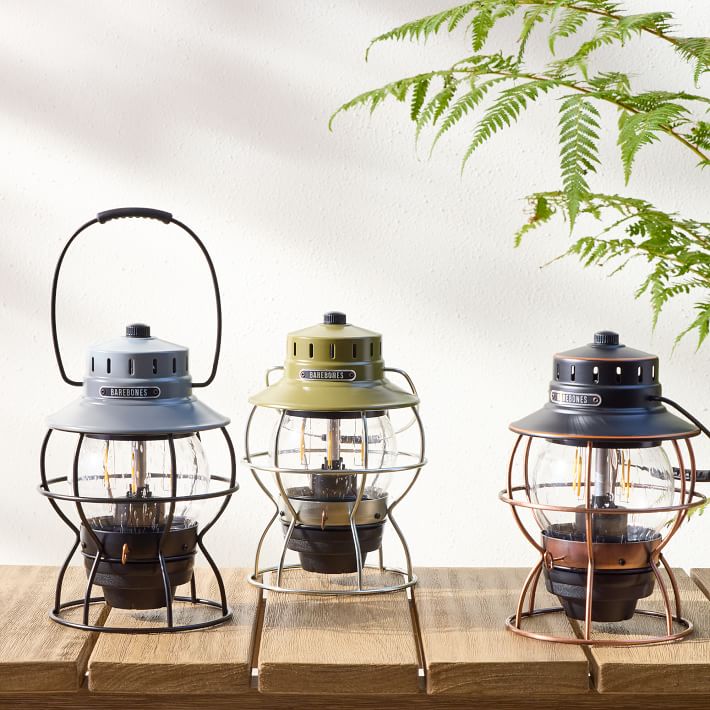 Amazon.com: Barebones Railroad Lantern – State Gray, Vintage