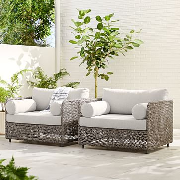 Coastal Lounge Chair Natural Set of 2 West Elm