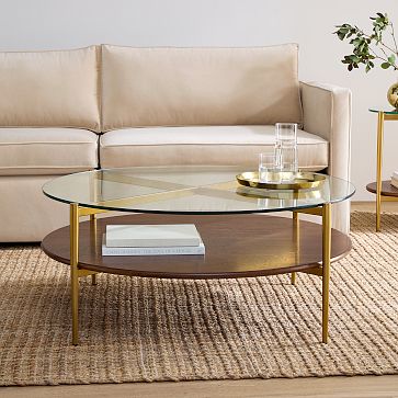 Mid-Century Art Display Coffee Table | Modern Living Room