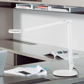 Steelcase Dash Light with USB Platinum Platinum West Elm