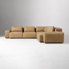 Quinten Leather 5-Piece L-Shaped Chair Sectional (126&quot;)