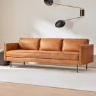 Axel Leather Sofa (60&quot;&ndash;89&quot;)