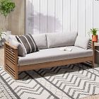 Santa Fe Slatted Outdoor Sofa (75")