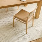 Textured Hexagon Wool Rug