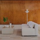Billy Cotton Curved Armless Modular Sofa (94.5&quot;)