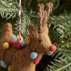 Felt Critters in Lights Ornaments