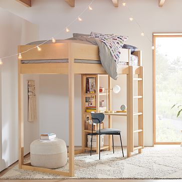Nash Loft Bed w Desk West Elm