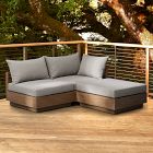 Santa Fe Slatted Outdoor 3-Piece Modular Sectional (72&quot;)