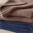 Cotton Knit Throw