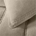 Striated Chenille Linear Comforter &amp; Shams