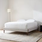 Upholstered Bed Frame - Wood Legs