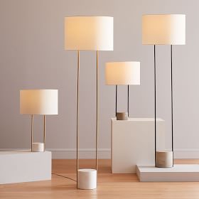 Industrial Outline Table Lamp | Modern Lighting | West Elm