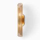 Curl Perforated 2-Light Sconce