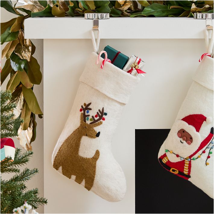 Felt Reindeer Stocking