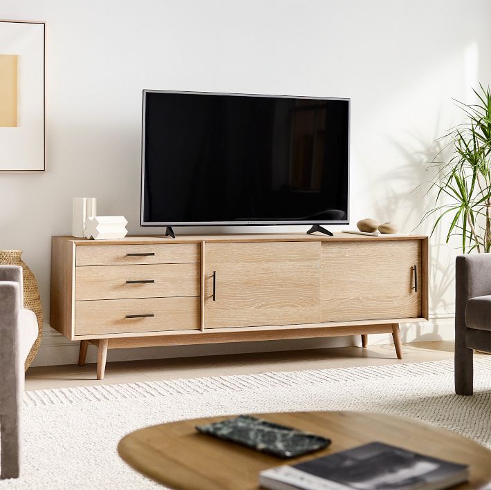 Mid Century Media Console 80