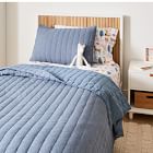 European Flax Linen Cotton Pick Stitch Quilt &amp; Shams