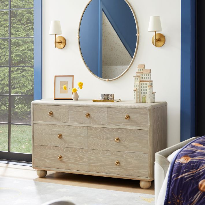 draw drawers レースミニボトム HOMCOM 7-Drawer Dresser, Fabric Chest of Drawers, 3-Tier