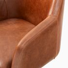 Helvetica Leather Swivel Office Chair