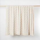 Made*Here New York Cotton Braided Chunky Cable Throw