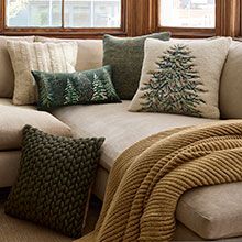 Holiday Pillows &amp; Throws