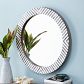 Video 1 for Eucalyptus Wood Frame Ledge Round Wall Mirror