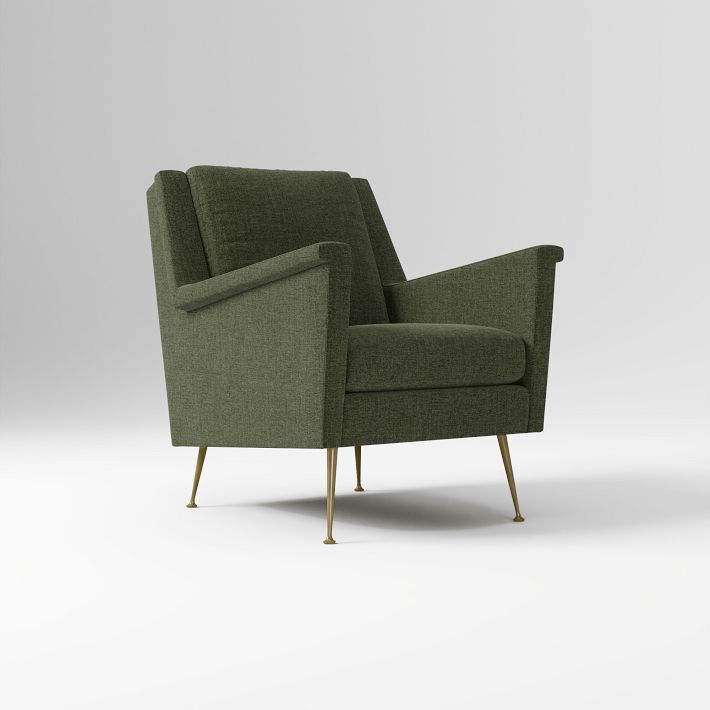 Carlo Mid-Century Chair - Metal Legs