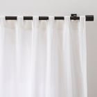 European Flax Linen Curtain - Pearl Grey