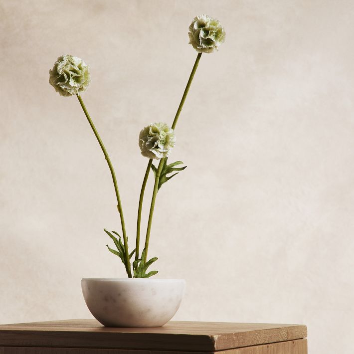 Faux Scabiosa Stem