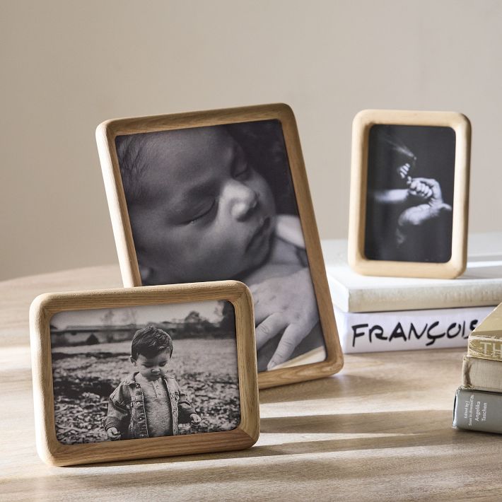 Modern Rounded Wooden Tabletop Frames