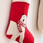 Polar Bear Felt Stocking